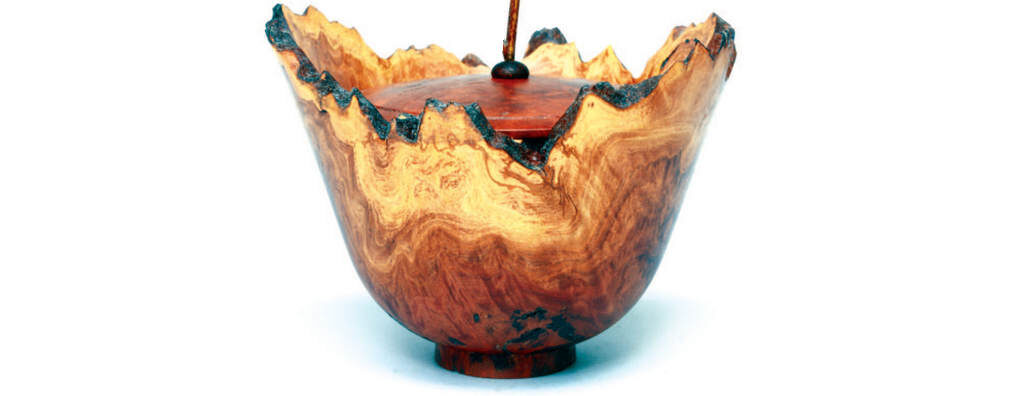 Natural-edged bowl