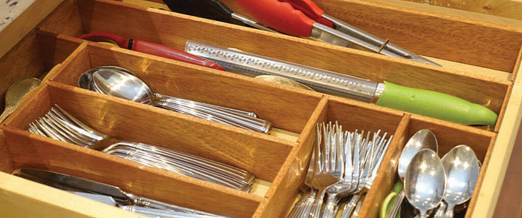 Build a Custom Silverware Organizer