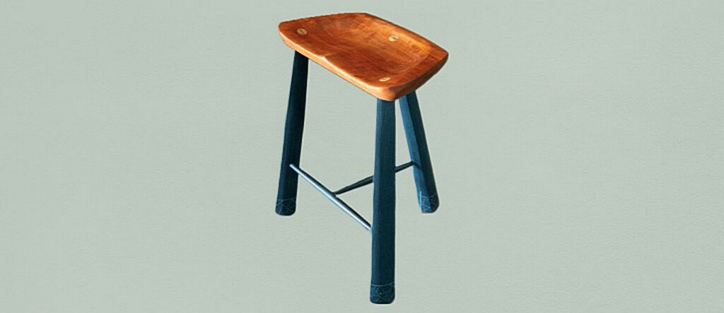 Stool using offset turning