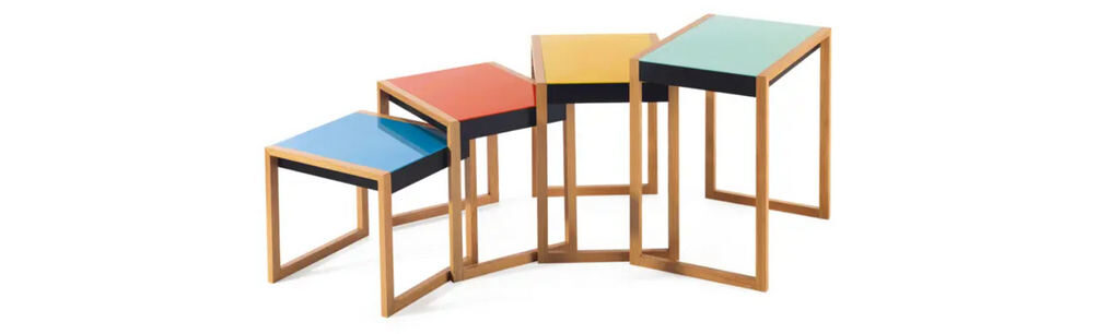 Albers-Inspired NESTING TABLES