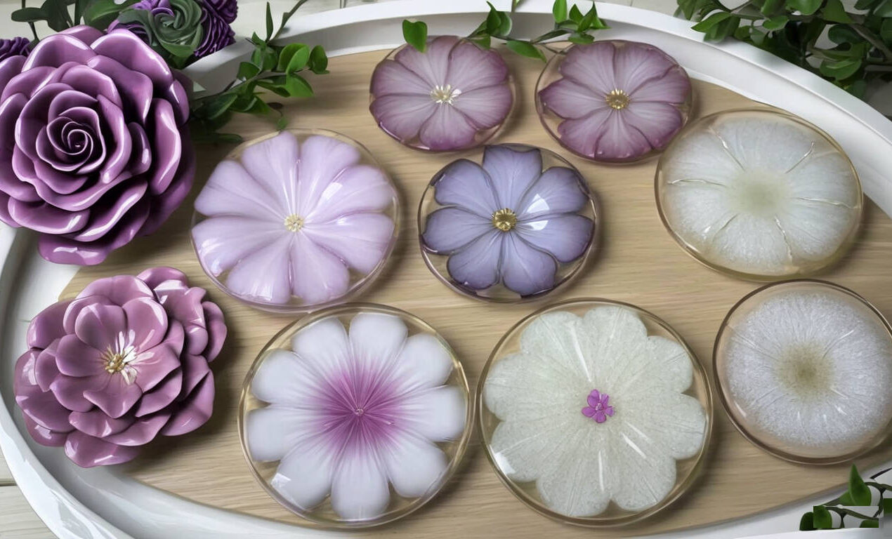 Crafting Elegance: Guide to Creating a Flower Resin Candy Bowl