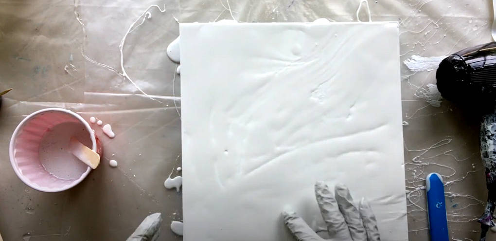 How to start Dutch pour resin art