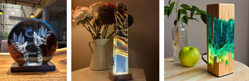Creative Ideas and Inspiration for Epoxy Resin Lamps